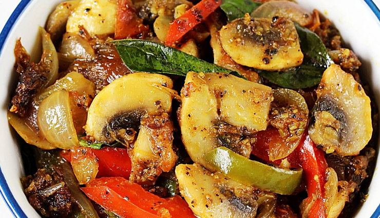 Mushroom Pepper Fry: Perfect for Your Next Kitty Party #Recipe