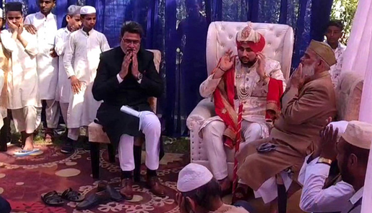 muslim groom tied a sikh turban,muslim groo,sikh turban,weird news ,मुस्लिम दूल्हा, सिख पगड़ी, सिख पगड़ी में निकाह, वायरल पिक्स, ट्रेंडिंग