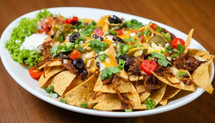 nachos platter,nachos recipe,party snacks recipe,snacks recipe