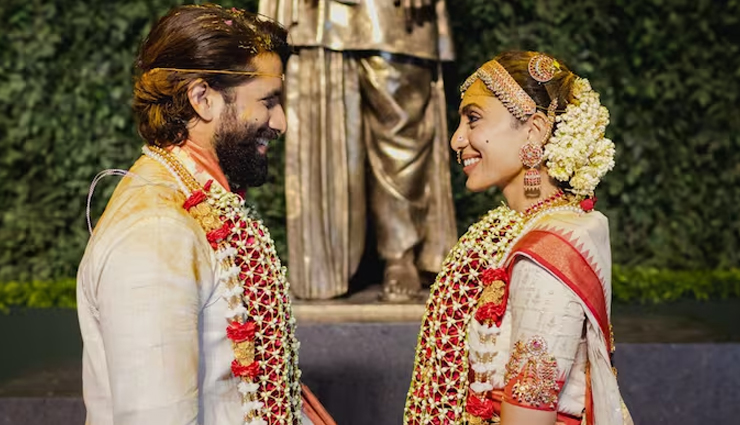 नागा चैतन्य और शोभिता धुलिपाला ने शेयर की शादी की खास तस्वीरें, फैंस और सेलेब्रिटी जमकर लुटा रहे प्यार