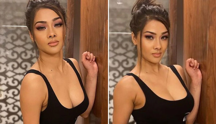 Namrata Malla ने ब्लैक आउटफिट में ढाया कहर, फैन बोला-  'स्वीट नम्मू'
