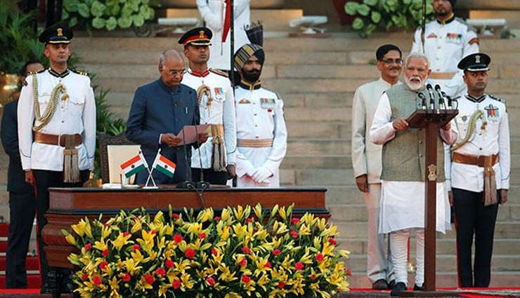 शपथ ग्रहण के बाद PM मोदी बोले, युवा ऊर्जा एवं प्रशासनिक अनुभव का मेल, साथ मिलकर भारत की प्रगति के लिये कगेंगे काम 