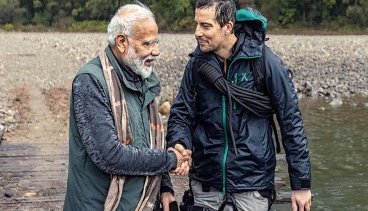 ManVsWild: जटिल परिस्थितियों में भी शांत रहे PM नरेंद्र मोदी, Bear Grylls ने की तारीफ 
