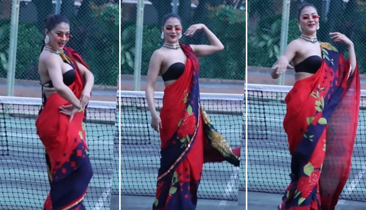 'तबला' पर पल्लू गिराकर भोजपुरी एक्ट्रेस ने मटकाई कमरिया, मचा बवाल; वीडियो वायरल