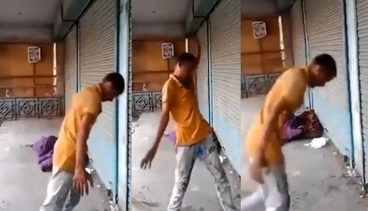 नशे में एक शख्स ने किया ऐसा बवाल, वीडियो देख लोग बोले - ‘टक्कर पहलवान’ 