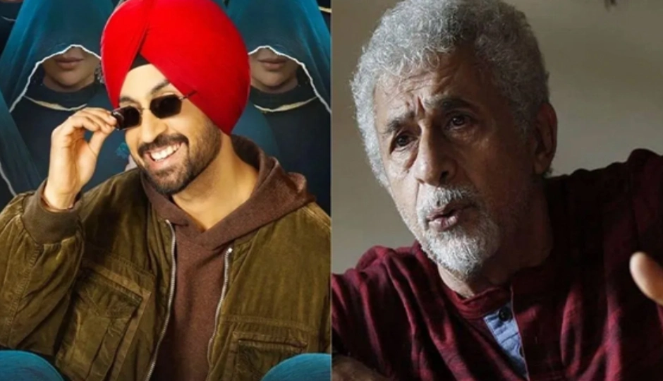 नसीरुद्दीन शाह का दिलजीत दोसांझ को समर्थन, बोले- जुमला पार्टी के डर्टी ट्रिक्स डिपार्टमेंट का शिकार बन रहे हैं