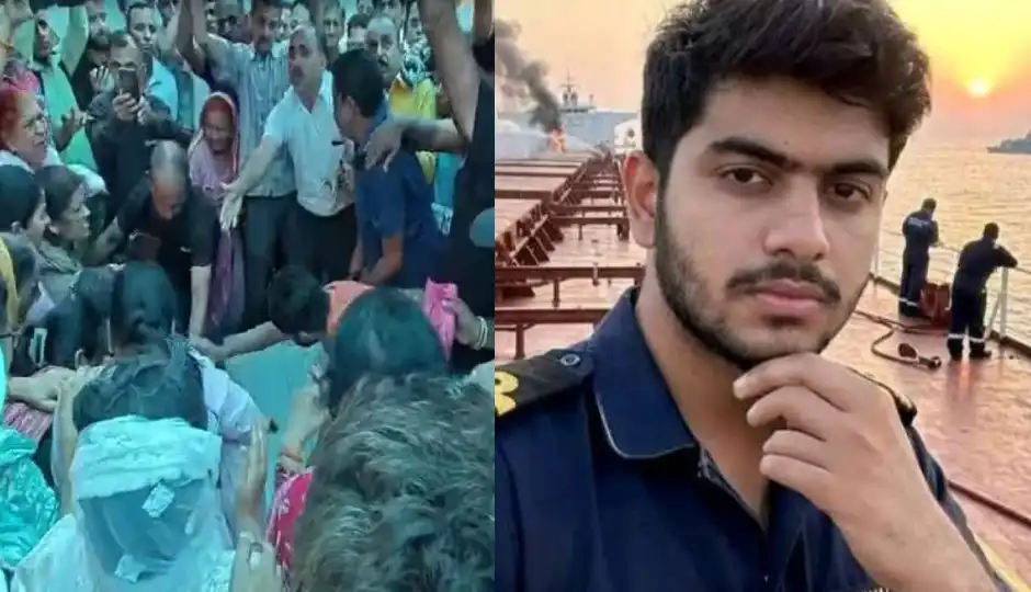 इकलौते बेटे की अंतिम झलक को तरसती मां, मर्चेंट नेवी कैडेट आदित्य शर्मा का पार्थिव शरीर पहुंचा घर; ओमान के पास अमेरिकी हमले में गई थी जान