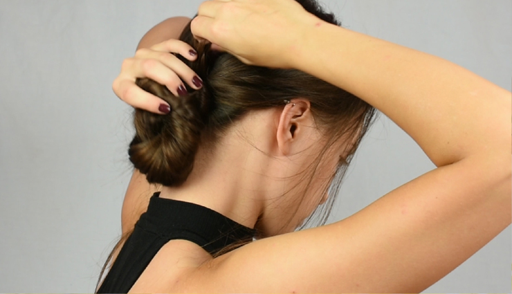 hairstyles,trending hairstyles,side braid hairstyle,side braid and loose hair hairstyle,side braid and a bun hairstyle,neat low bun hairstyle,messy bun hairstyle,messy ponytail hairstyle,beauty,beauty tips