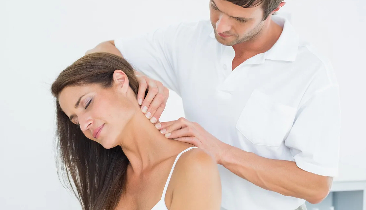 neck pain treatment,home remedies for neck pain,heat and cold therapy,neck stretches,proper posture,ergonomic adjustments,massage therapy for neck pain,over-the-counter pain relievers,neck support pillow,relaxation techniques,hydration for neck pain relief,avoiding overexertion