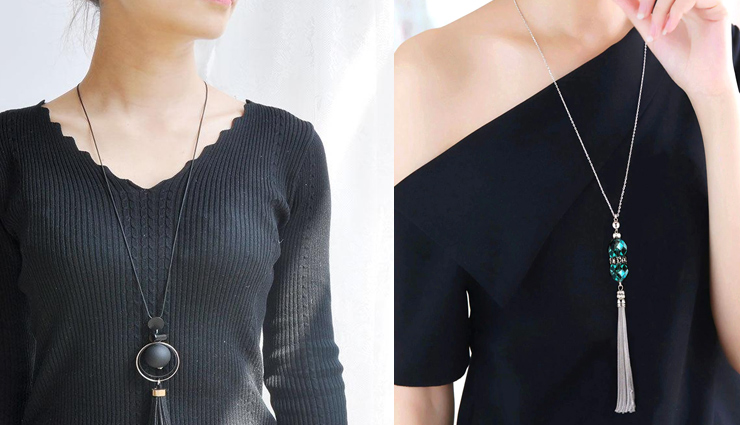 necklaces,neck-pieces,basic tops,simple dress,tips to add spice in your basic dress,fashion tips,fashion trends