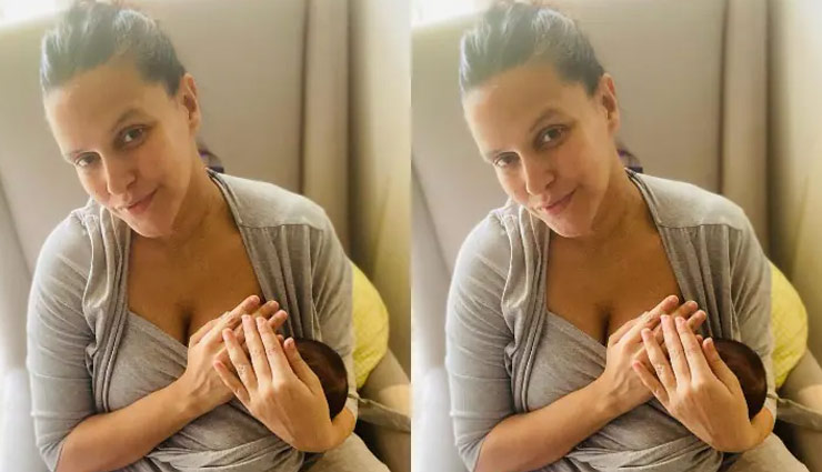 बेटे को ब्रेस्टफीडिंग करवाते हुए Neha Dhupia ने शेयर की तस्वीर, सोशल मीडिया पर हुई ट्रोल, लोग बोले -  'यह सब दिखाने की क्या जरूरत' 