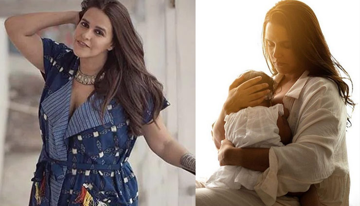neha dhupia,angad bedi,daughter mehr dhupia bedi,international breastfeeding week,instagram video,neha dhupia news in hindi,entertainment,bollywood news in hindi