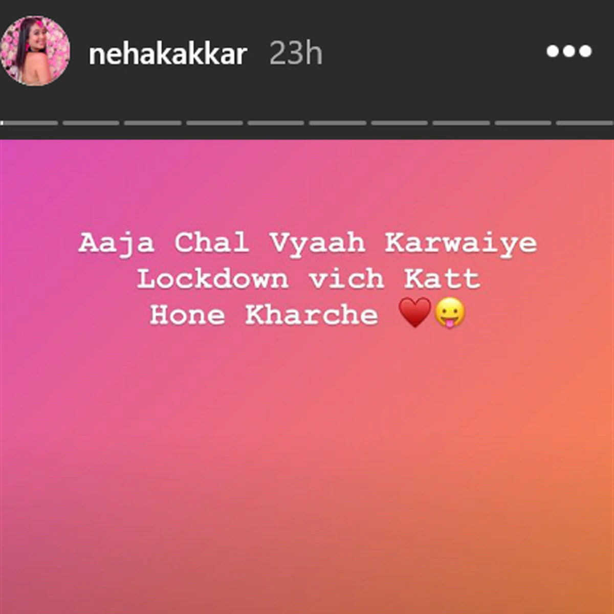 neha kakkar,singer neha kakkar,bollywood singer neha kakkar,instagram,entertainment