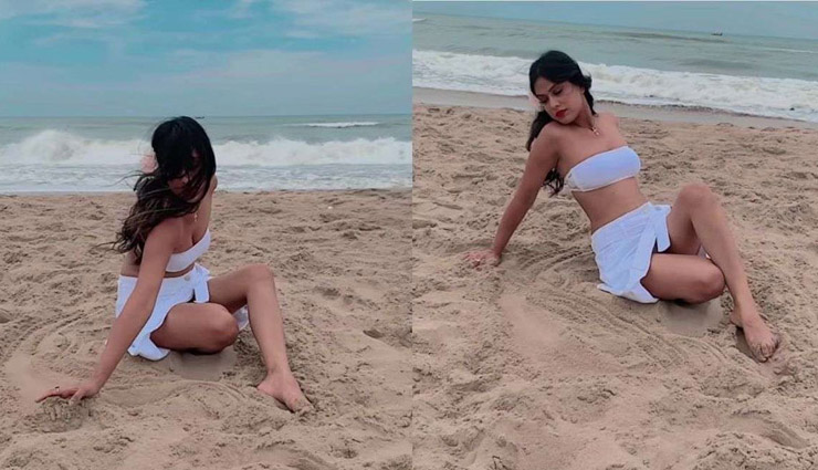 रेत पर खेलती दिखीं Nia Sharma, बिकिनी में बरपाया कहर; वीडियो हुआ वायरल