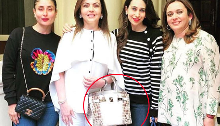 इंटरनेट पर वायरल हुआ 240 हीरों से जड़ा नीता अंबानी का यह बैग, कीमत जानकर उड़ जाएंगे होश!