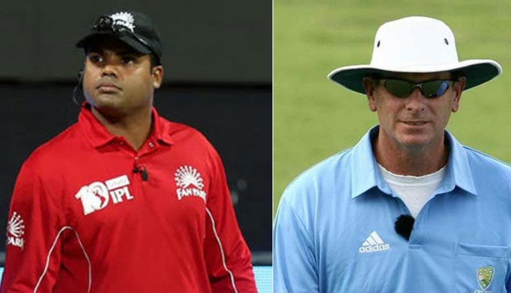 IPL 2021 : अंपायर नितिन मेनन और पॉल रीफेल को भी सताया कोरोना का डर, लिया नाम वापिस