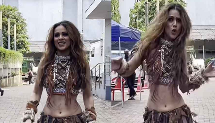आदिवासी बनकर सड़क पर घूमती नजर आई निया शर्मा, उलझे-बिखरे बाल, फटे हुए कपड़े देख फैंस हैरान