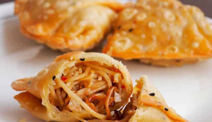 noodle samosa recipe,recipe,recipe in hindi,special recipe
