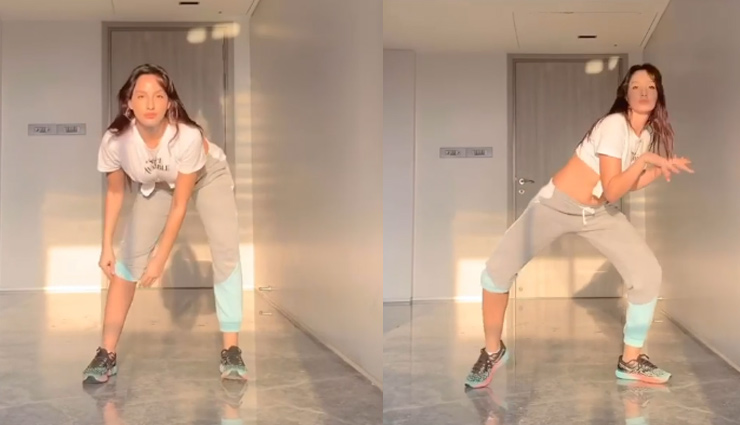 लॉकडाउन में डांस / नोरा फतेही के डांस मुव्स देख लोगों के उड़े होश, तारीफ में फैन्स बोले - 'डांसिंग क्वीन', Video Viral