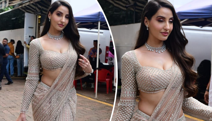 'झलक दिखला जा' के सेट पर नजर आईं नोरा फतेही, फैंस को पसंद आया ग्लैमरस लुक; VIDEO