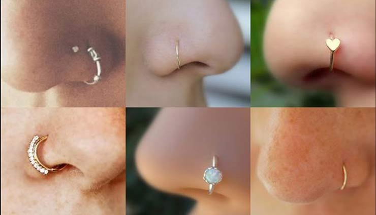 Navratri 2019: महिलाओं को बेहतरीन लुक देती है ये 5 नथ, बढ़ाती है चहरे का आकर्षण type nose rings,nath,navratri 2019,navtra fashion,fashion trends