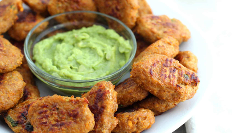 recipe- mouthwatering chicken nuggets with sweet potato