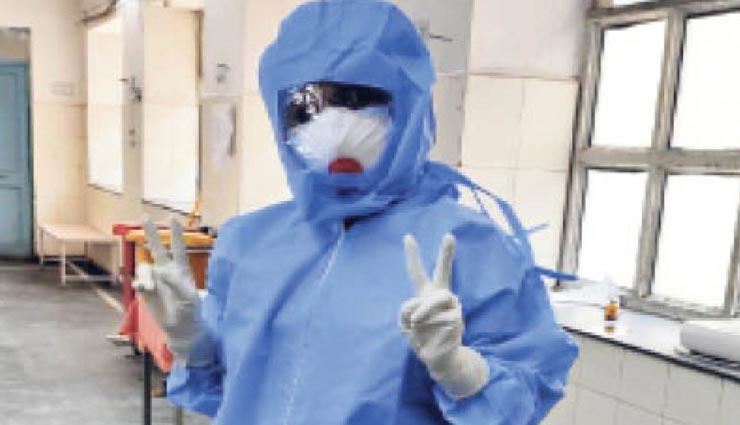 जयपुर : नर्स पूनम ने मरीजों की सेवा को बताया अपना धर्म, 3 माह से गर्भवती होने के बावजूद 16 घंटे कर रही काम