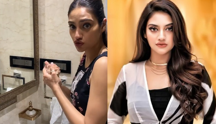 कोरोना वायरस : हाथ धोते वक्त नुसरत जहां से हुई ये बड़ी गलती, फैन्स ने लगा दी क्लास