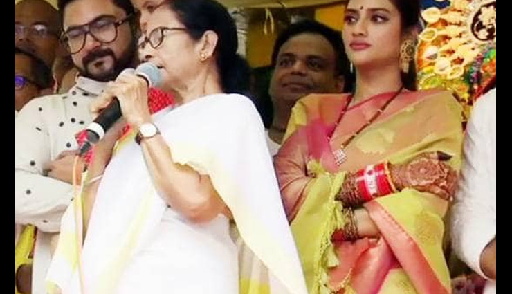 agannath rath yatra,west bengal,tmc mp nusrat jahan,chief minister mamata banerjee,bengali actress nusrat jahan,news,news in hindi ,नुसरत जहां, जगन्नाथ रथ यात्रा,ममता बनर्जी