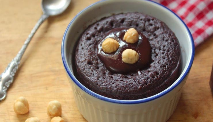 Valentine Special : न्यूटेला मग केक बनाएगा आपका दिन स्पेशल #Recipe nutella mug cake recipe,recipe,recipe in hindi,special recipe
