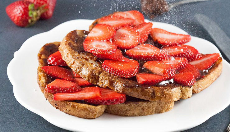 Recipe- Nutella French Toast With Strawberries are Perfect for Breakfast