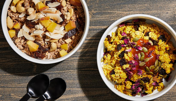 flavored oats,flavored oats recipe,rose honey flavored oats recipe,oats recipe,breakfast recipe,oatmeal,recipe