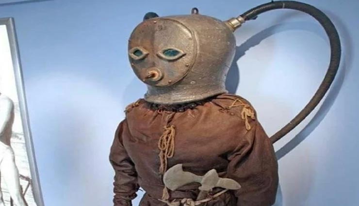 weird news,weird information,worlds first diving suit