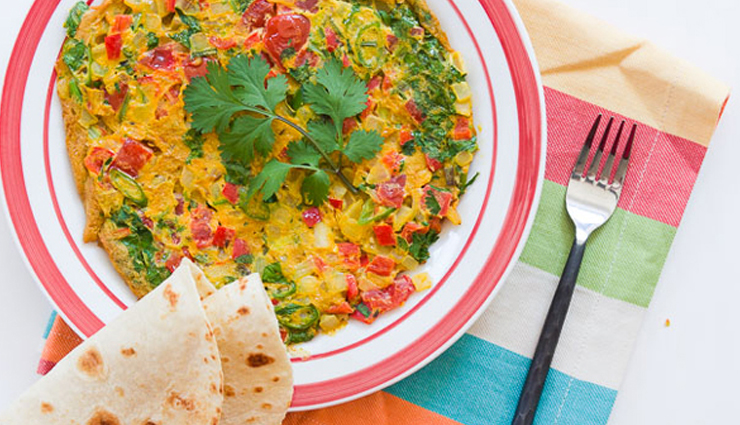 masala omelette frittata,omelette recipe,breakfast recipe,snacks tips