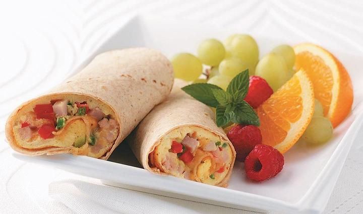 Recipe- Delicious Omelet Tortilla Breakfast Wrap