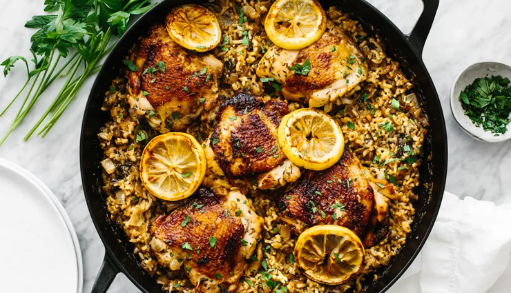 Recipe- Easy To Make One Pan Chicken and Rice

