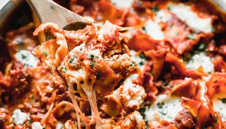 Recipe- Mouthwatering One Pot Lasagna