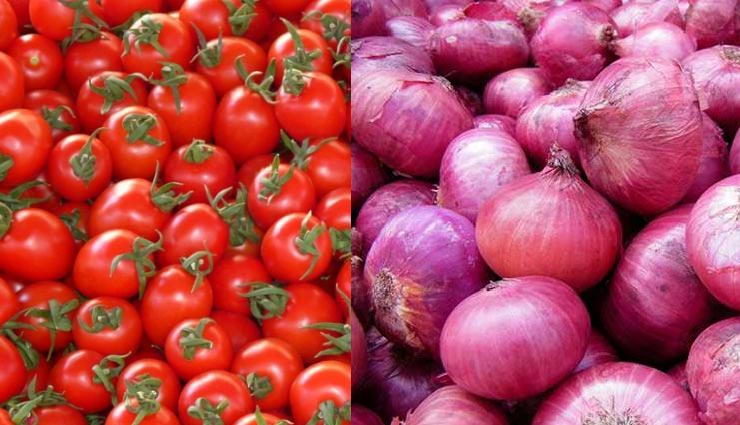 एक बार फिर रूठे प्याज और टमाटर, बढाएं अपने दाम
