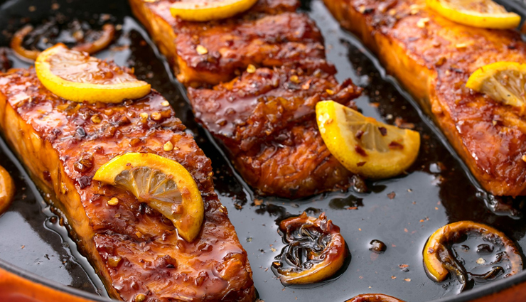 orange glazed salmon,orange glazed salmon recipe,hunger struck,food