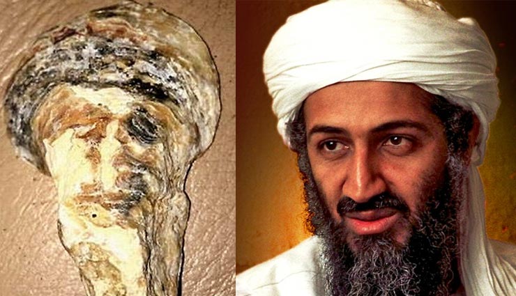 समुद्र तट पर महिला को मिली अजीब सीप, जिसमें नजर आया 'ओसामा बिन लादेन'