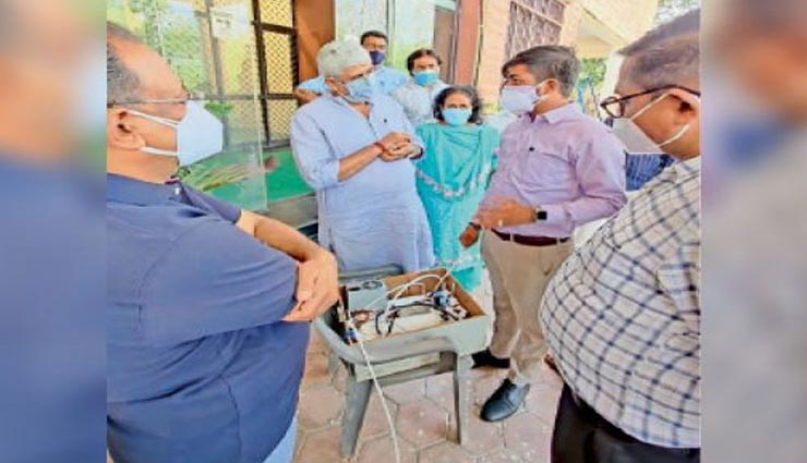 जोधपुर : युवक ने 10 हजार में ही बना डाली 80 हजार में मिलने वाली ऑक्सीजन कंसंट्रेटर मशीन