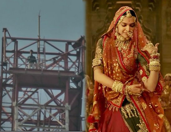 पद्मावत: पेट्रोल लेकर 330 फीट ऊंचे टावर पर चढ़ा युवक, फिल्म रिलीज़ से पहले करणी सेना बेकाबू