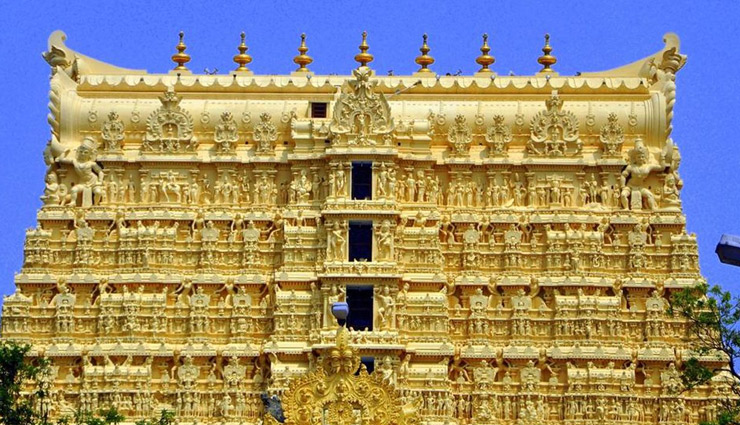 padmanabhaswamy temple,kerala,tirupati venkateswara temple,andhra pradesh,saibaba shrine,shirdi,vaishno devi temple,jammu,siddhivinayak temple,mumbai,richest temples in india,temples in india