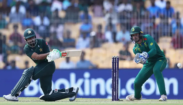 World Cup 2023: पाकिस्तान ने दक्षिण अफ्रीका को दिया 271 रन का लक्ष्य, बाबर आजम का अर्द्ध शतक, इस पिच पर आसान नहीं होगा लक्ष्य पाना