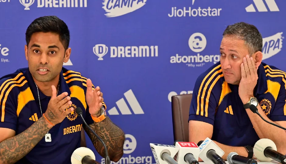 रिपोर्टर ने अगरकर और सूर्या पर दागा ‘पाकिस्तान बम’, बचाव में तुरंत कूदा BCCI