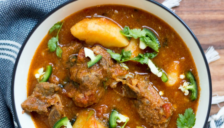 Recipe - Pakistani Style Aloo Gosht
