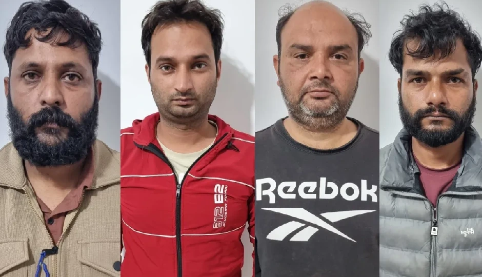 पाकिस्तान की नई साजिश नाकाम: दिल्ली पुलिस ने पकड़ा अंतरराष्ट्रीय हथियार जखीरा, चार आरोपी गिरफ्तार