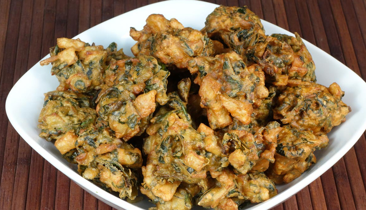 palak bhajiya,crispy palak bahjiya,hunger struck,food,easy recipe,snacks recipe
