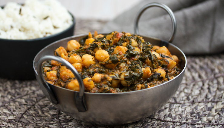 palak choley curry,palak choley curry recipe,palak recipe,recipe