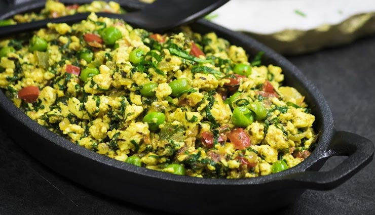 ढाबा स्टाइल पालक पनीर की भुर्जी, देती है लजीज स्वाद #Recipe palak paneer bhurji,recipe,recipe in hindi,special recipe